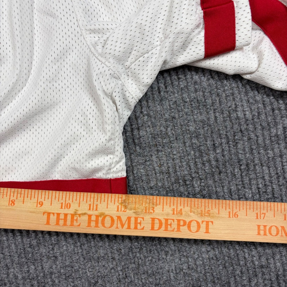 Jordan Shorts Men's M Sport Mesh Diamond White Red DO5032-100 - Picture 6 of 8
